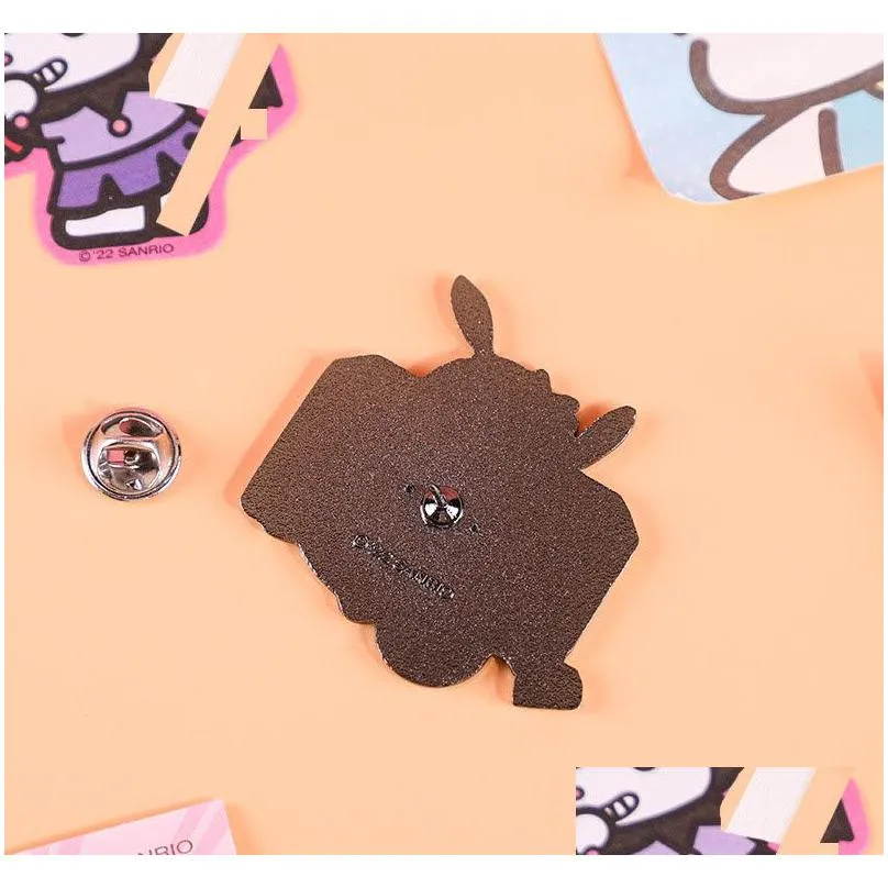 Cats kuromi pin Cute Anime Movies Games Hard Enamel Pins Collect Metal Cartoon Brooch