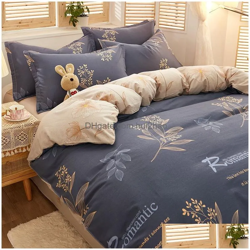 bedding sets bedding set 34 piece 100% cotton duvet cover set large comforter bedding sets full queen king size luxury home textile