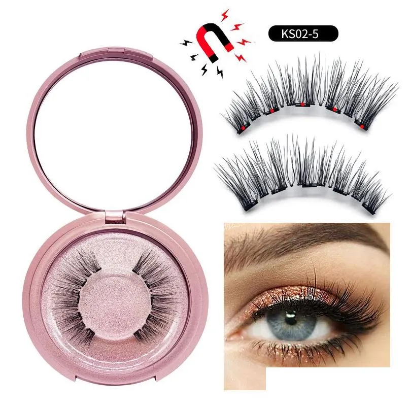 New Hot Magnetic Liquid Eyeliner & Magnetic False Eyelashes & Tweezer Set Waterproof Long Lasting Eyeliner False Eyelashes