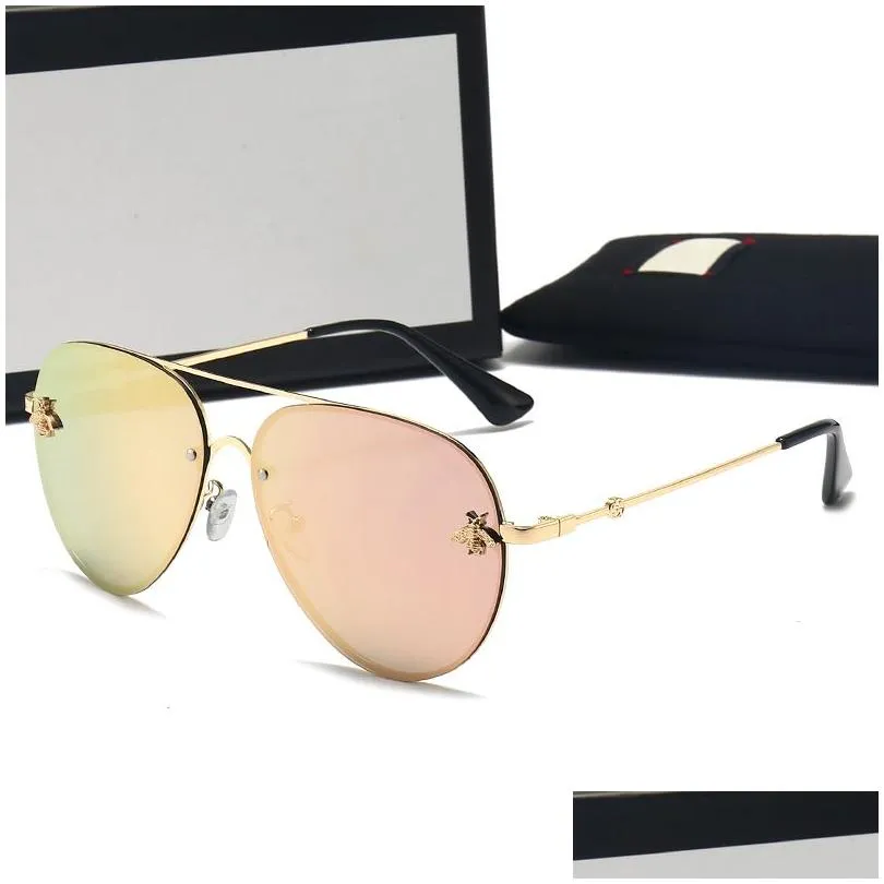 2022 brand design sunglasses women men designer good quality fashion metal oversized sun glasses vintage female male uv400