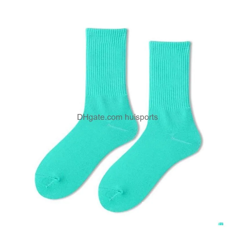 colorful men women sports socks fashion designer long sockswith letters four season high quality womens and mens stockings casual sock