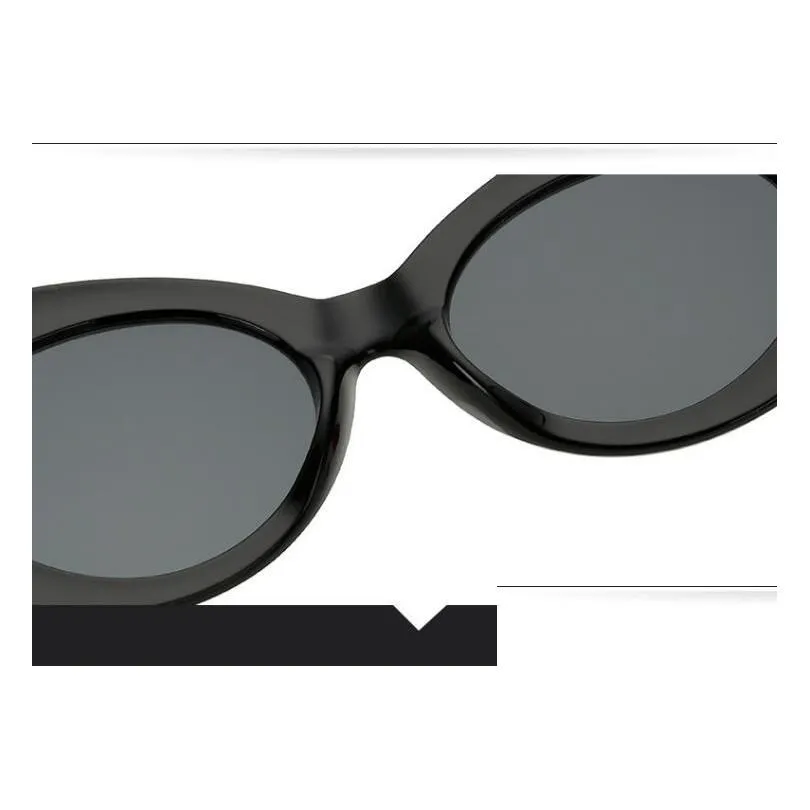 clout goggles nirvana kurt cobain glasses classic vintage retro white black oval sunglasses alien shades 90s sun glasses punk rock