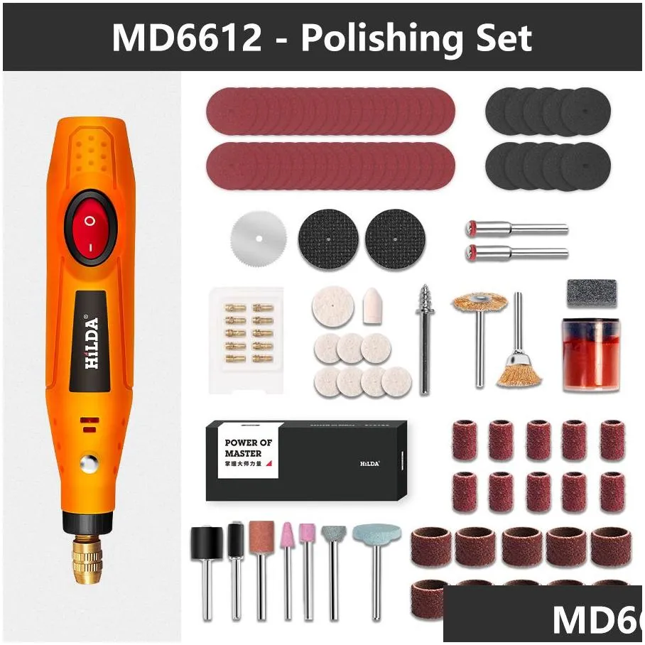 electric drill hilda mini rotary tool 12v engraving pen with grinding accessories set multifunction 220928