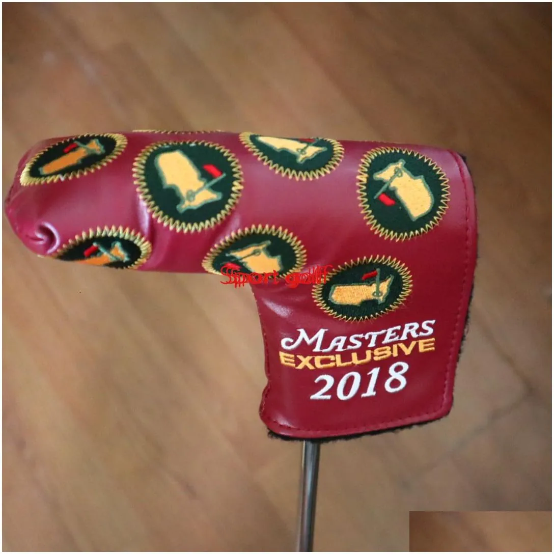 Other Golf Products Cherried Embroidery Club Blade Putter Headcover Verclo Closed All Kinds Of Head Protect Cover 230413