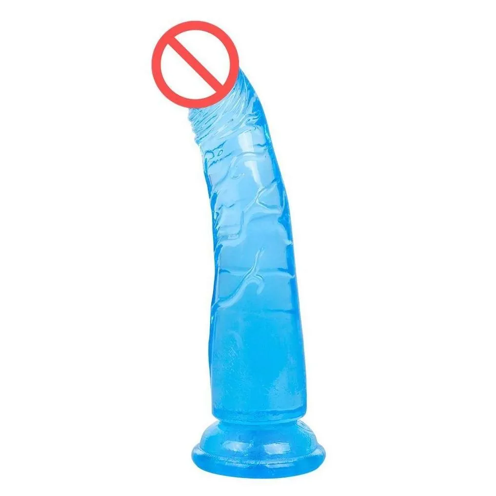 Other Health Beauty Items Erotic Soft Jelly Dildo Realistic Anal Strapon Big Penis Suction Cup Toys For Adts Woman J1735 Drop Deliv