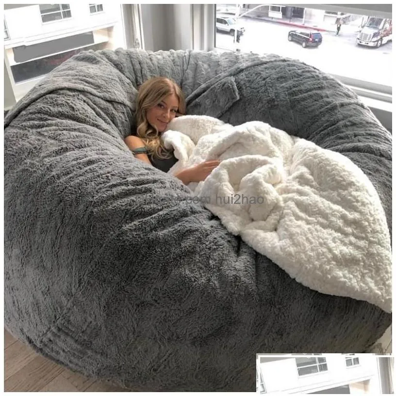 chair covers ers drop bean bag with furry keep warm hine washable large sofa er and nt recliner bedroom furniture delivery home gard