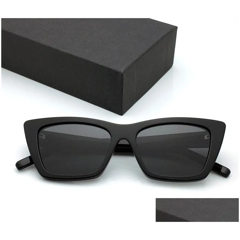 276 mica sunglasses designer women fashion retro cat eye shape frame glasses summer leisure wild style uv400 protection come with