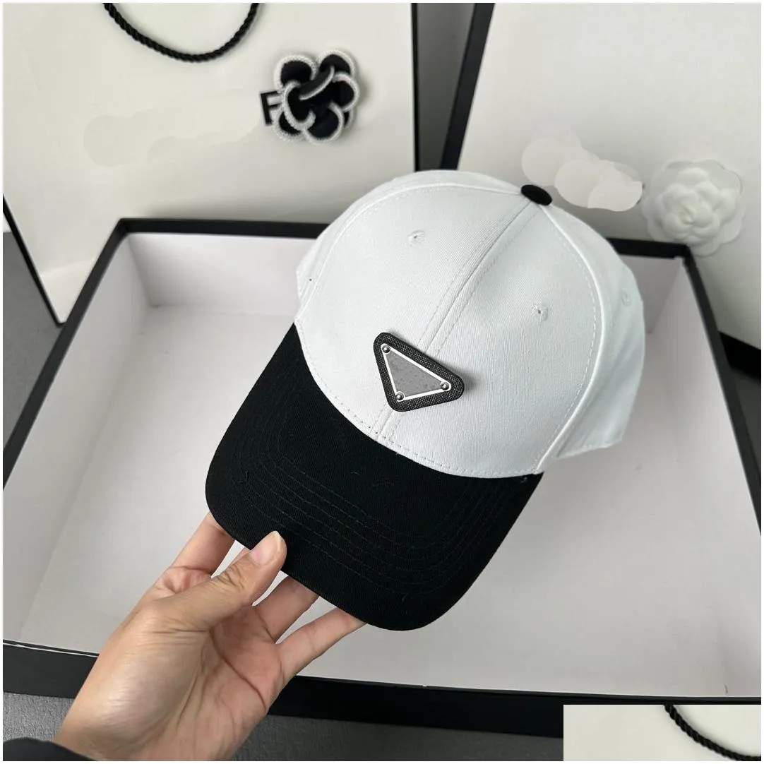 ball caps for women designer embroidered baseball caps fashion simple letters p cap