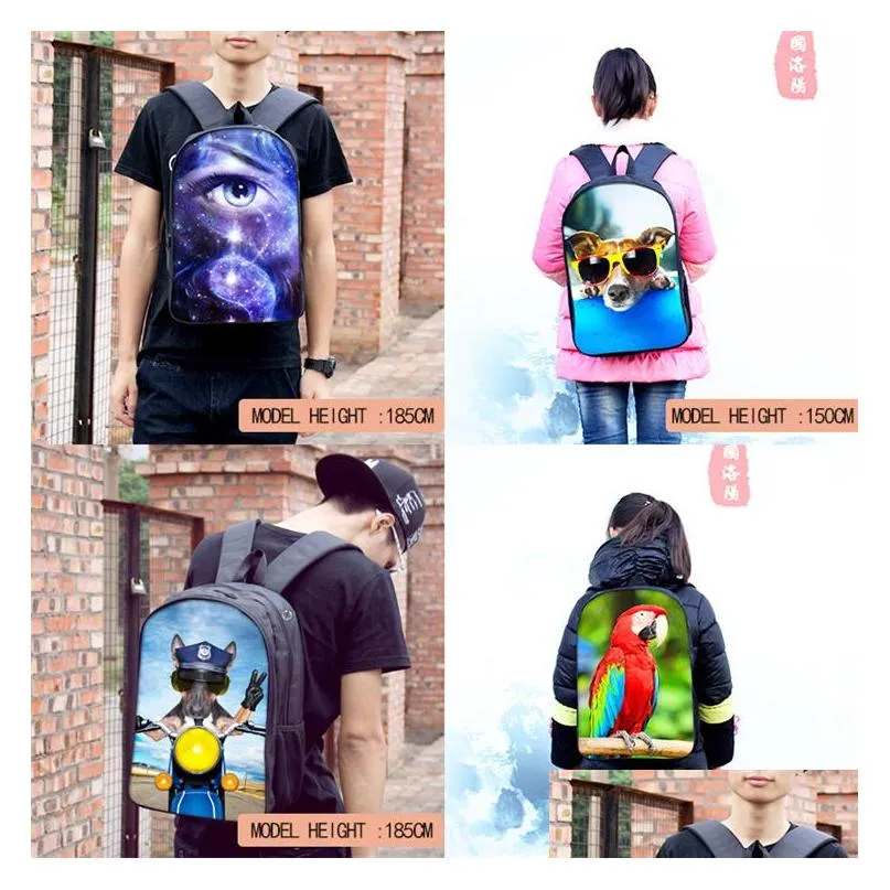 Backpacks Lady Student Backpack 32 Designs Fashion Girls Printed Large Capacity Kids Backpacks Schoolbags Designer Drop Delivery Baby, Dhhrl