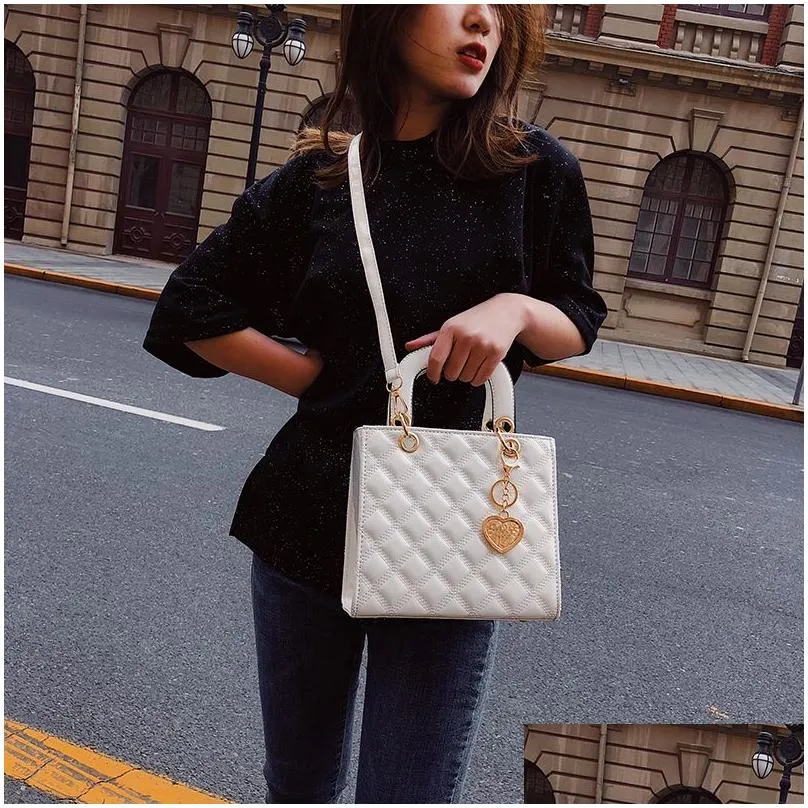 diamond stripe women handbag female luxury designer crossbody bag high quality leather shoulder messenger bags tote clutch purse