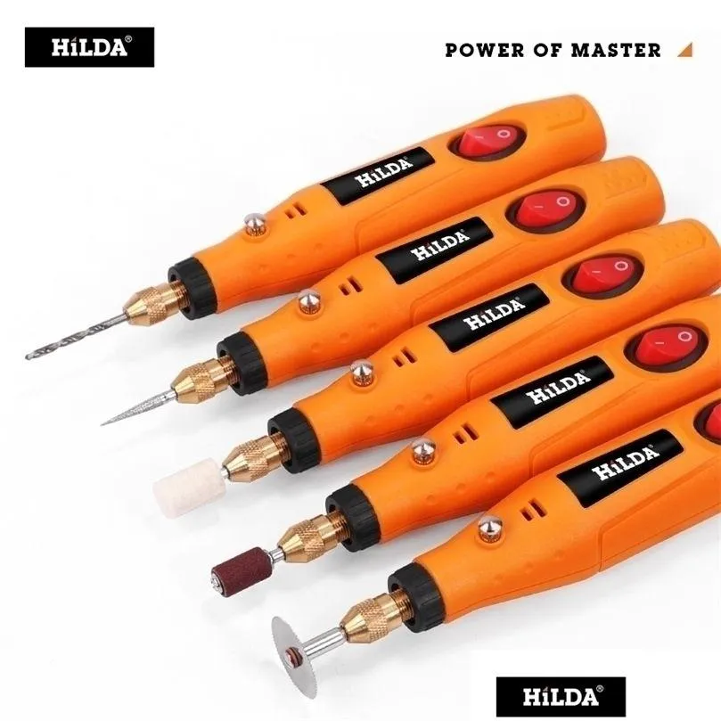 electric drill hilda mini rotary tool 12v engraving pen with grinding accessories set multifunction 220928