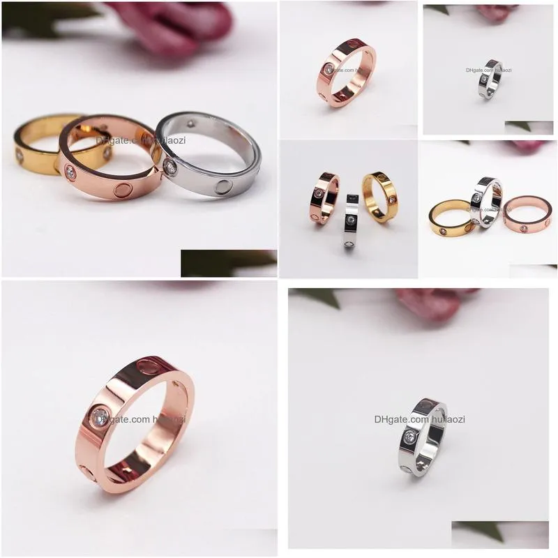 2021 high polished classic design women lover rings 3 colors stainless steel couple rings fashion design women jewelry wholesale