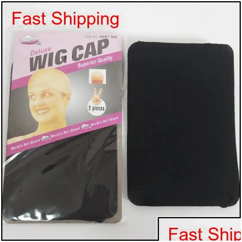 Deluxe Wig Cap 24 Units 12bags Hairnet For Making Wigs Black Brown Stocking Liner Snood Nylon Me qylNyF babyskirt