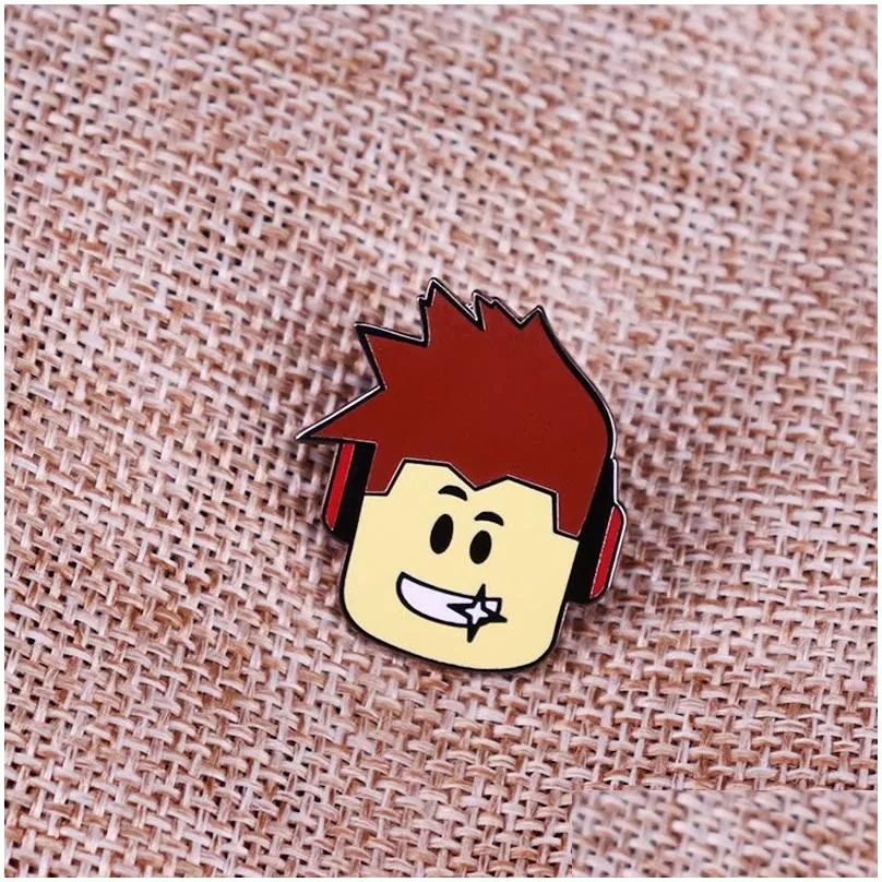 other fashion accessories roblox character head enamel pins fashion game backpack lapel pin shirt bag badge jewelry gift for friends