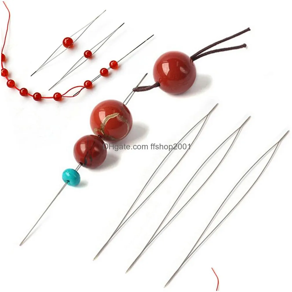 sale open beading needle supplies for making beads diy hand made pins jewelry tools for necklace jewelry