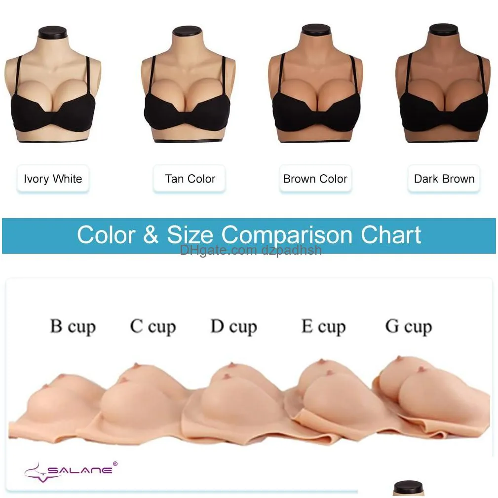 silicone breast forms breastplates fake breasts for crossdressers b-g cup silicone filled breast plate for drag queen