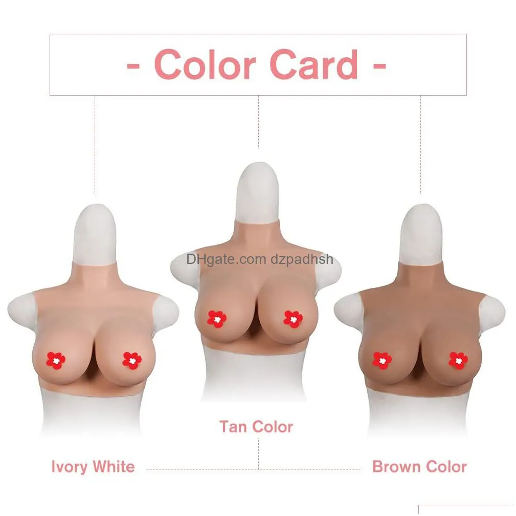 silicone breast forms silicone breastplate b-g cup fake breast for crossdressers drag queen transgenders cosplay