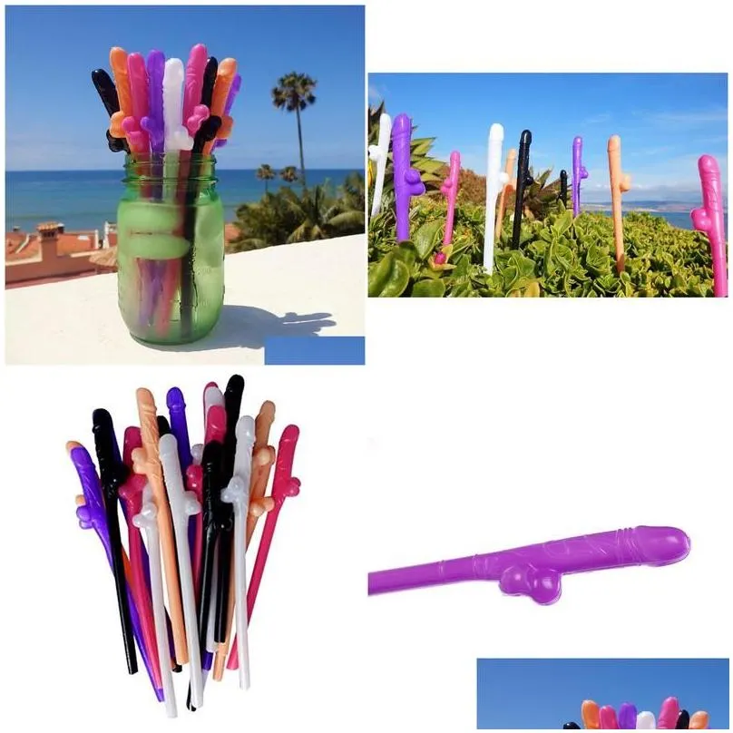 drinking straws naughty sip sts penis shaped drinking for hen / girls party prom bar/pub supply drop delivery home garden kitchen di