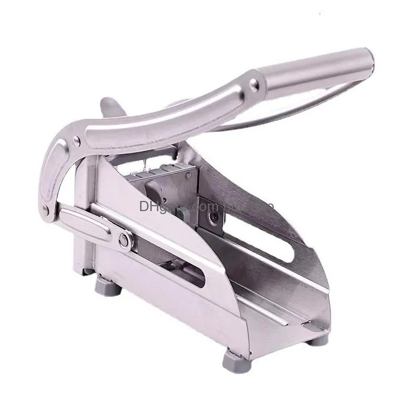 fruit vegetable tools manual potato cutter stainless steel french fries slicer potato chips maker meat chopper dicer cutting machine tools for kitchen