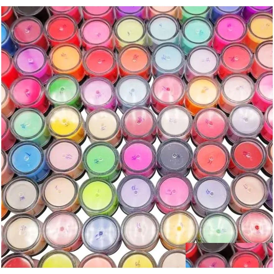 Acrylic Powders Liquids Nail Art Salon Health Beauty 10G/Box Fast Dry Dip Powder 3 In 1 French Nails Match Color Gel Polish Lacuqer Dip