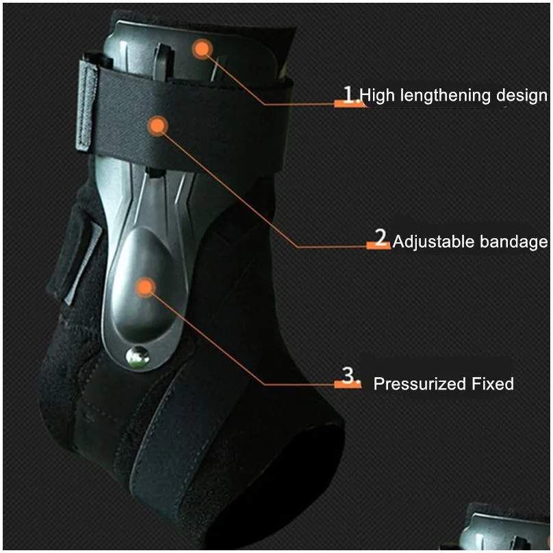 Ankle Support 1PC Ankle Support Strap Brace Bandage Foot Guard Protector Adjustable Ankle Sprain Orthosis Stabilizer Plantar Fasciitis Wrap