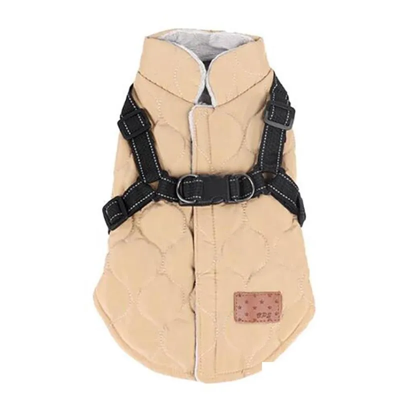 small dogs harness vest clothes puppy clothing winter dog jacket coat warm pet clothes for shih tzu poodle chihuahua pug teddy 201118