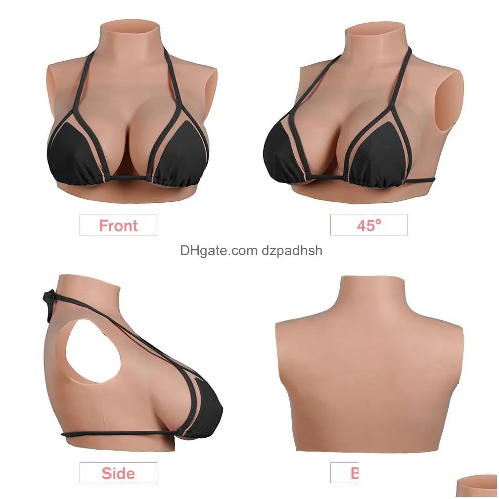 silicone breast forms silicone breastplate b-g cup fake breast for crossdressers drag queen transgenders cosplay