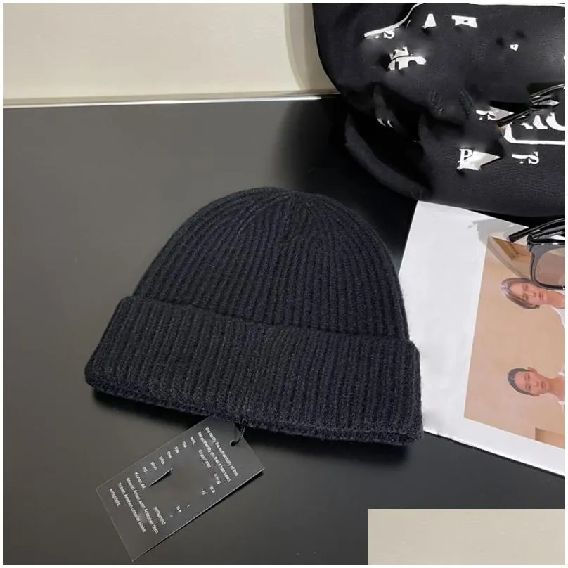 designer knit beanie solid warm womens winter beanies fashion casual outdoor 5 color for mens caps