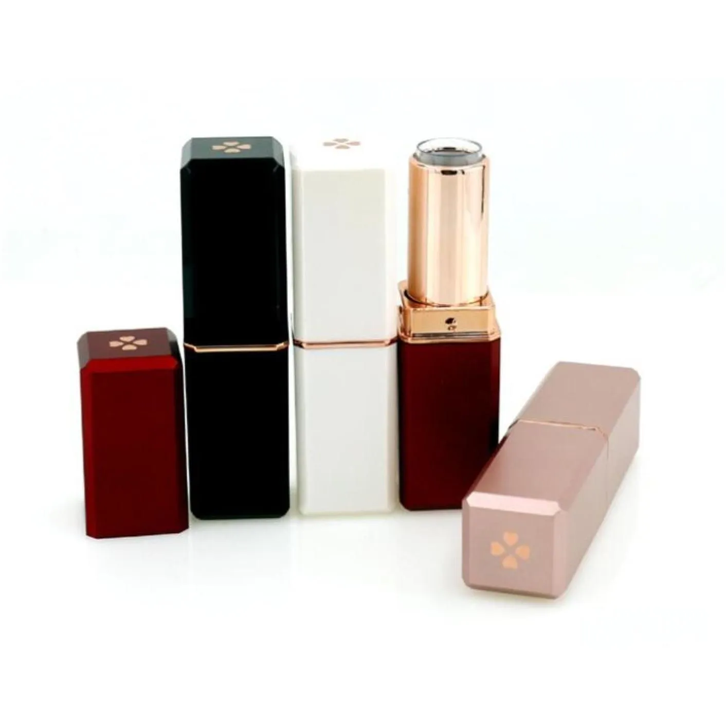 Perfume Bottle Empty Elegant Clear Lipstick Tube Cosmetic Accessories Refillable Compact Fast F324