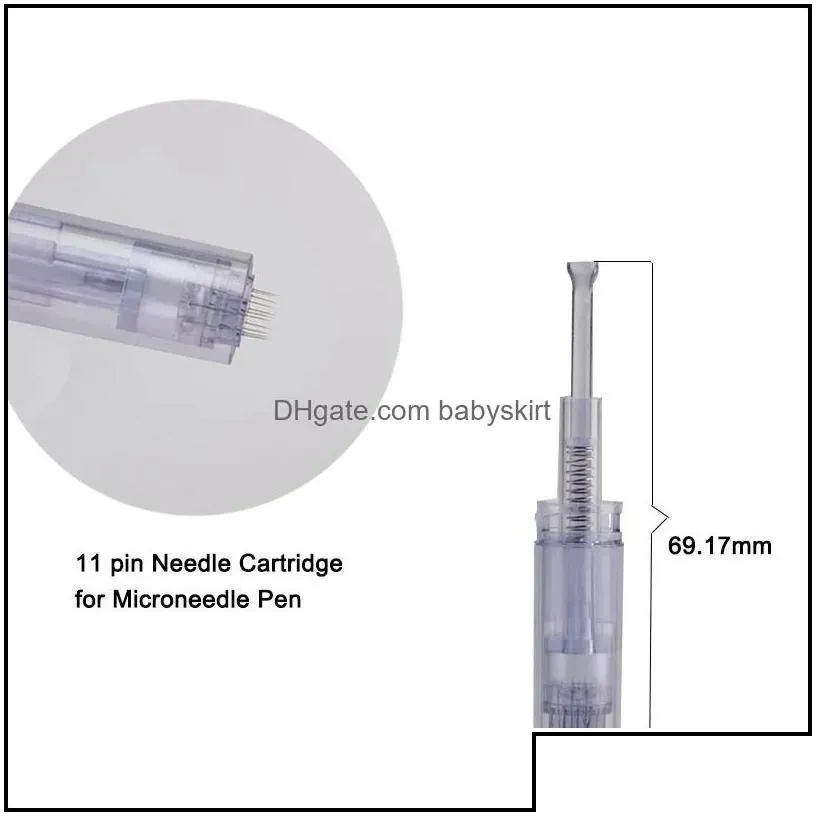 12 Needle Cartridges Dermapen 2 Goldpen Dermic Microneedle Skin Care Derma Pen Tips Permanent Makeup Needles