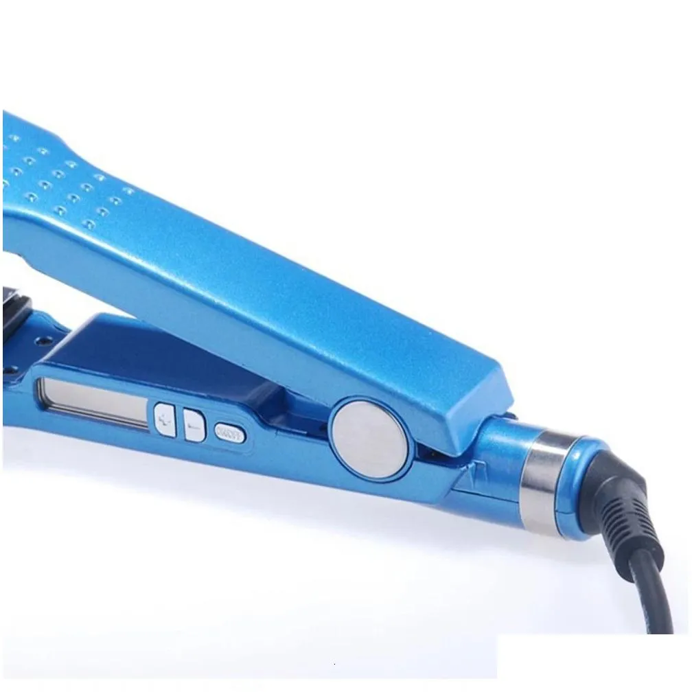 Hair Straighteners Professional Straightener Flat Iron 114 450F Temperature clamp curler 230906