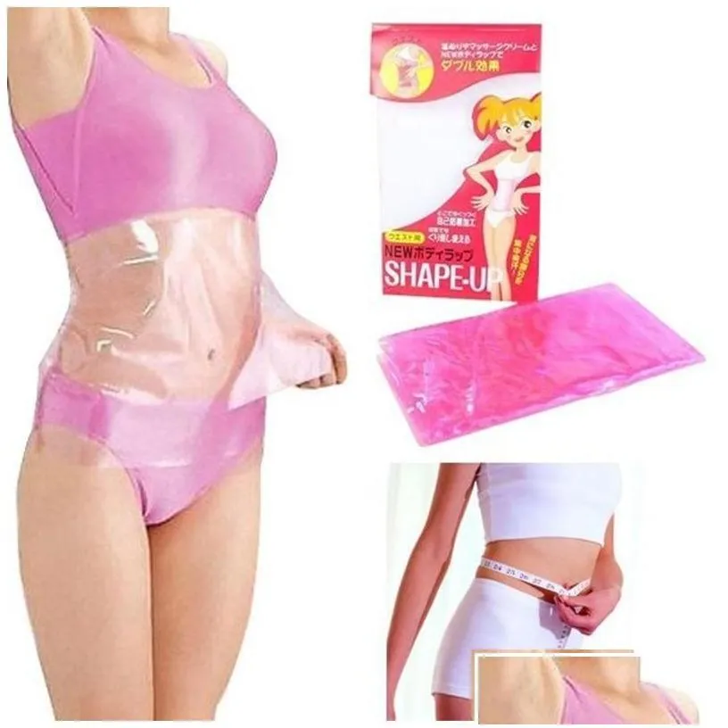 Slimming Belt Sauna Waist Tummy Belly Wrap Thigh Calf Lose Weight Body Shape Up Slim Bodyshaper Drop Delivery Health Beauty Scpting