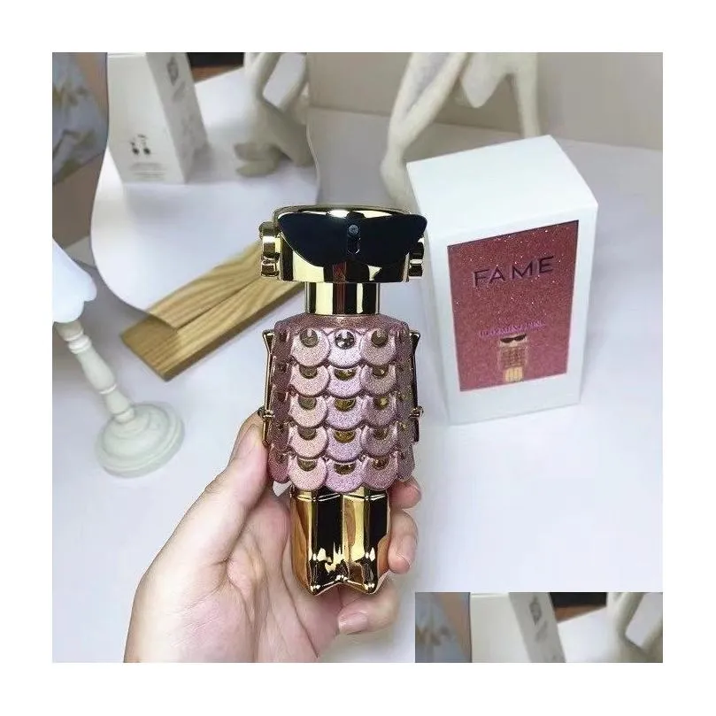 Women Fragrance 80ml Fame Perfume Edp 2.7fl.oz Eau De Parfum Long Lasting Smell Rechargeable Refillable Phantom Perfume 100ml Edt Men