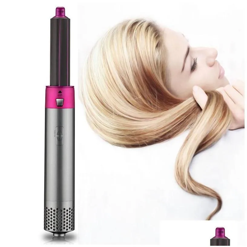 Curling Irons Hair Dryer Curler 5 In 1 Electric Iron S Rollers With And Straightening Brush 220624 Drop Delivery Products Care Styling