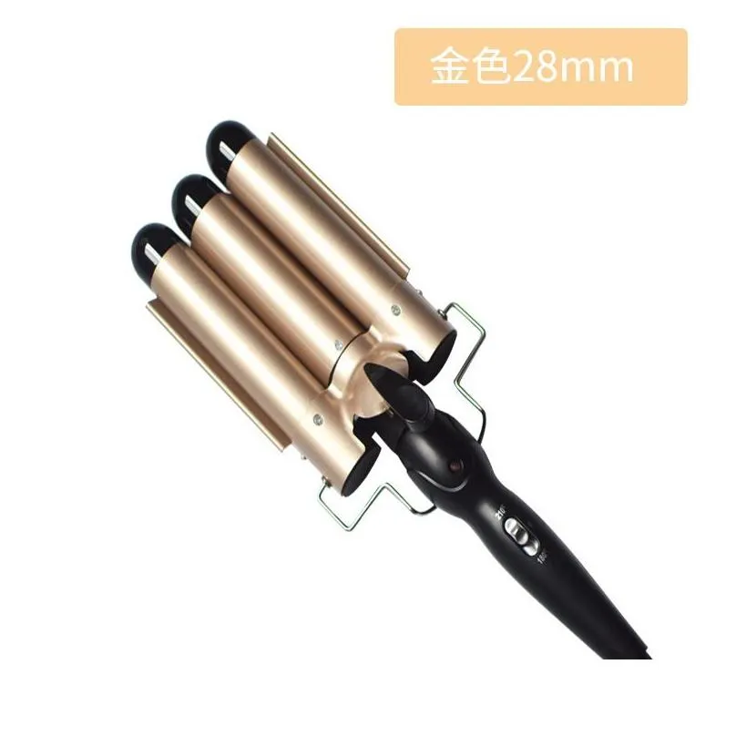 Care Productscare Productsprofessional Curling Iron Ceramic Triple Barrel Curler Irons Hair Wave Waver Styling Tools Hairs Styler Wand