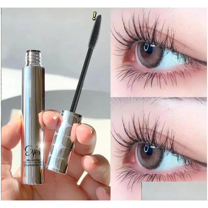 Small silver tube eye black waterproof non smudging anti sweat durable curling slender thick wholesale eye black health and