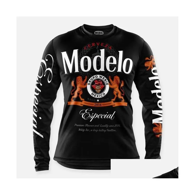 BMX Moto Mountain bike Mens cycling dh enduro Motocross Jerseys Sportswear downhill jersey Bicycle clothing 220616