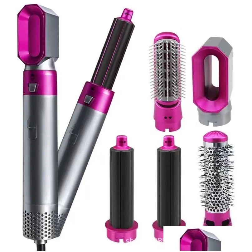 Electric Hair DryerProfessional High Quality Hair DryerSupersonic Styling ToolStraightenerCeramic Curler5 in 1 Electric Hair Curler