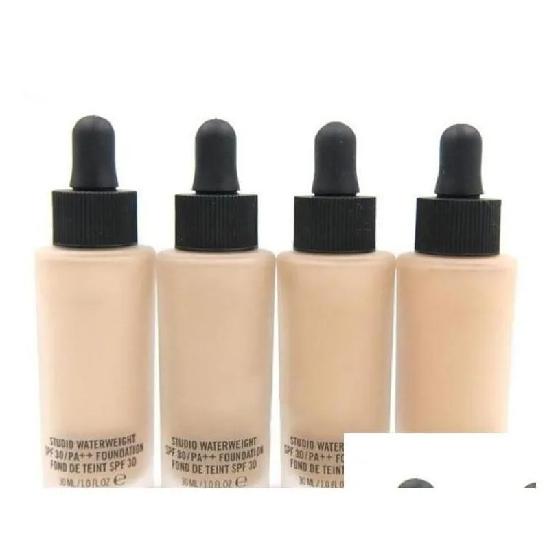 Foundation Face Studio Waterweight Spf 30 Fond De Teint 30Ml High Quality Concealer Drop Delivery Health Beauty Makeup Dhenz