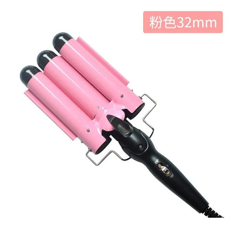 Care Productscare Productsprofessional Curling Iron Ceramic Triple Barrel Curler Irons Hair Wave Waver Styling Tools Hairs Styler Wand