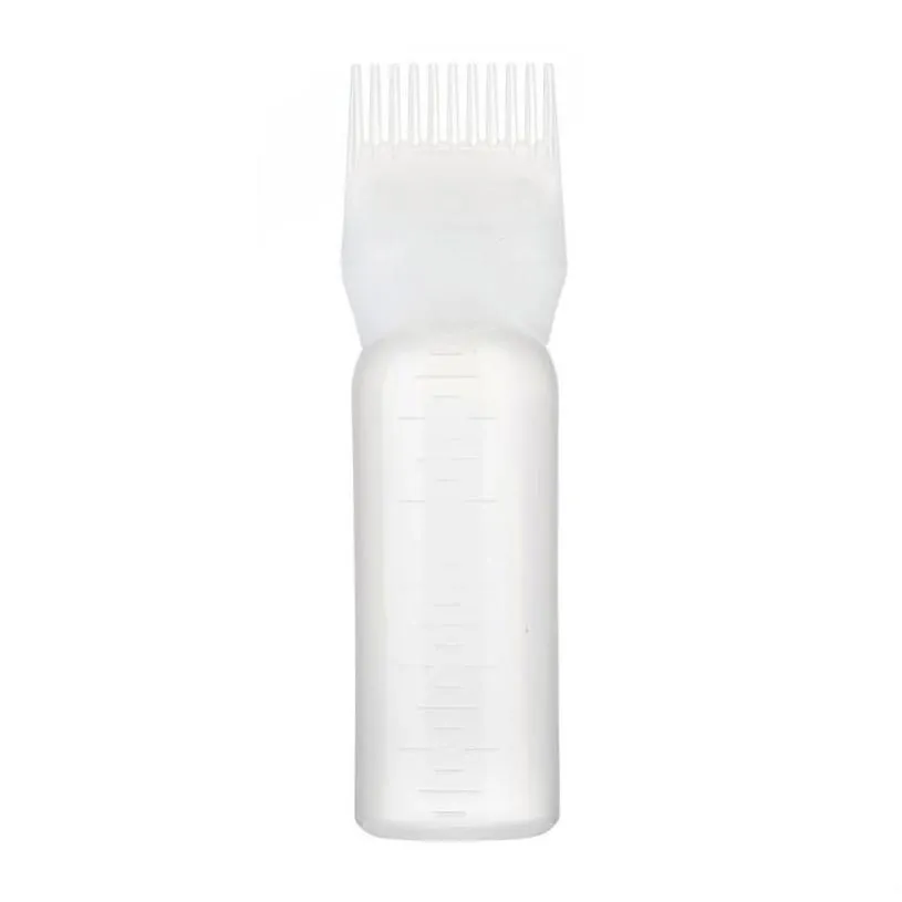 120ml Professional Hot Hair Dye Bottle Applicator Brush Dispensing Salon Hair Coloring Dyeing Dry Cleanin sqcdCR