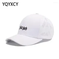 Ball Caps Mens Baseball Casual Black White Mesh Cap Summer Snapback Hats For Men Women Gorras Sport Gorro Casquette Homme