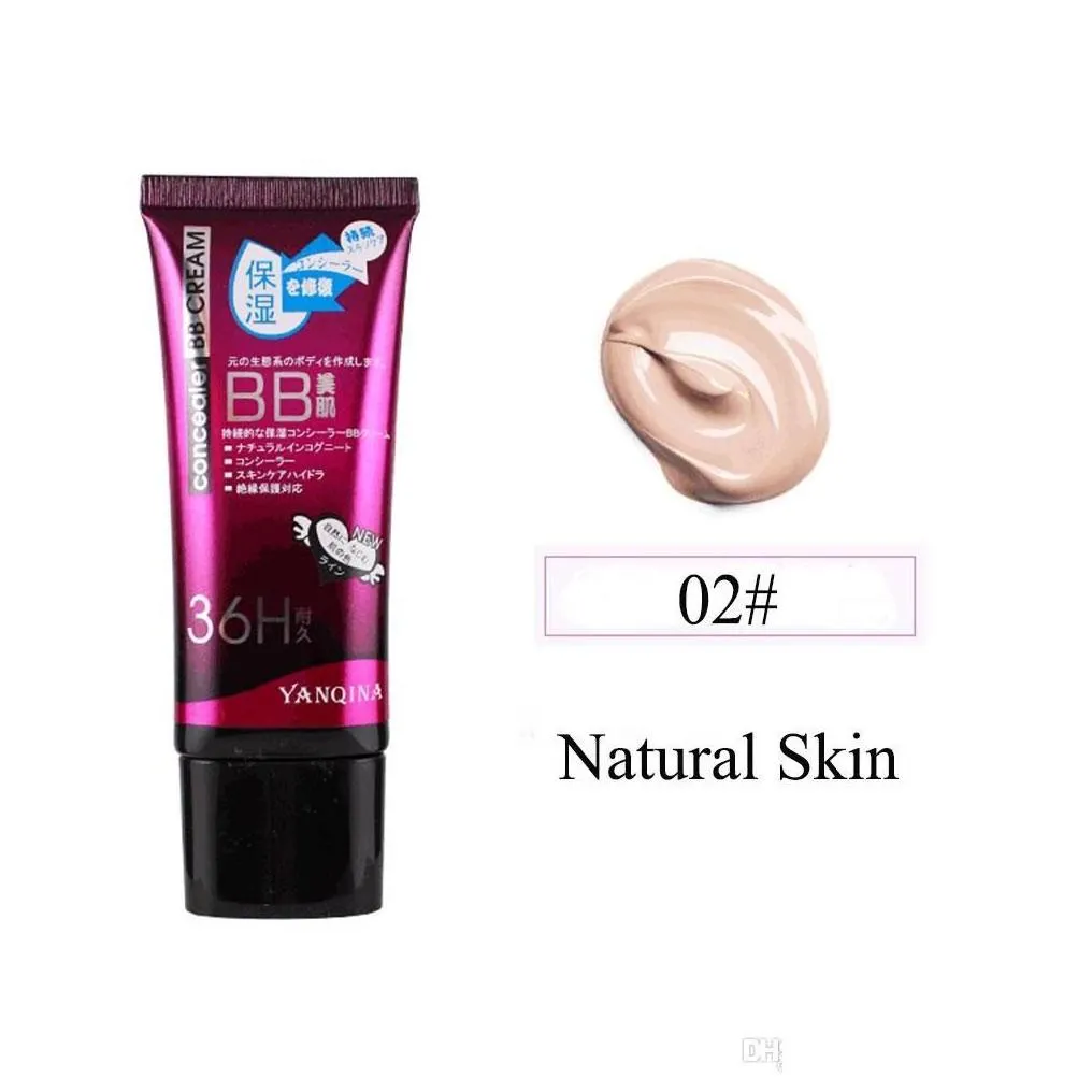 Bb Cc Creams Yanqina New 3 Colors Natural Flawless Cream Brightening Moisturizing Concealer Nude Foundation Makeup Face Beauty Too