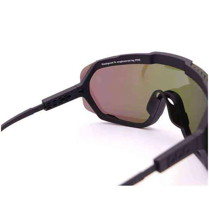 POC DEVOURS UV400 Cycling Sunglasses Outdoor Sports Glasses Bike Sports Sunglasses Cycling Glasses For Men And Women Eyewear 220120