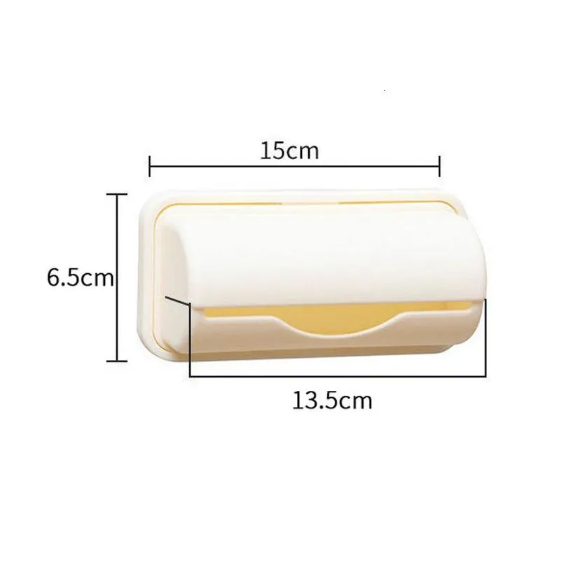 Bathroom Shelves Trash Bags Storage Box Garbage Dispenser for Kitchen Wall Mounted Grocery Holder Plastic Container 230503