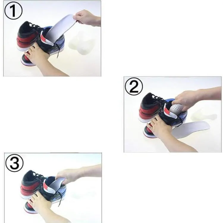 shoe part accessories crease protector shoe anti crease bending crack toe cap support keeping shield for sneakers