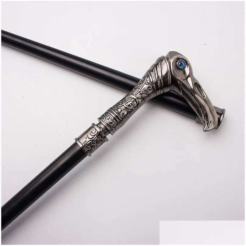 Bronze -Head Walking Stick for Man Party Decorative Walking Cane Men Fashion Elegant Hand Cane Vintage Canes defense sticks