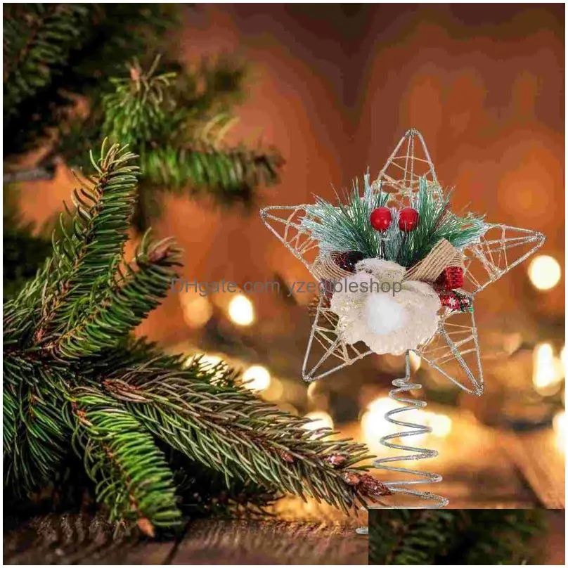 christmas decorations 1pc creative tree star decor topper ornament