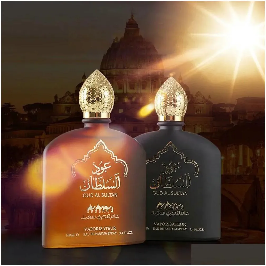 Luxury Brand Perfume Bottled Fragrance Eau Exotic Charm Body Splash 100ml Middle East Arab Woody Scent  For Deodoran