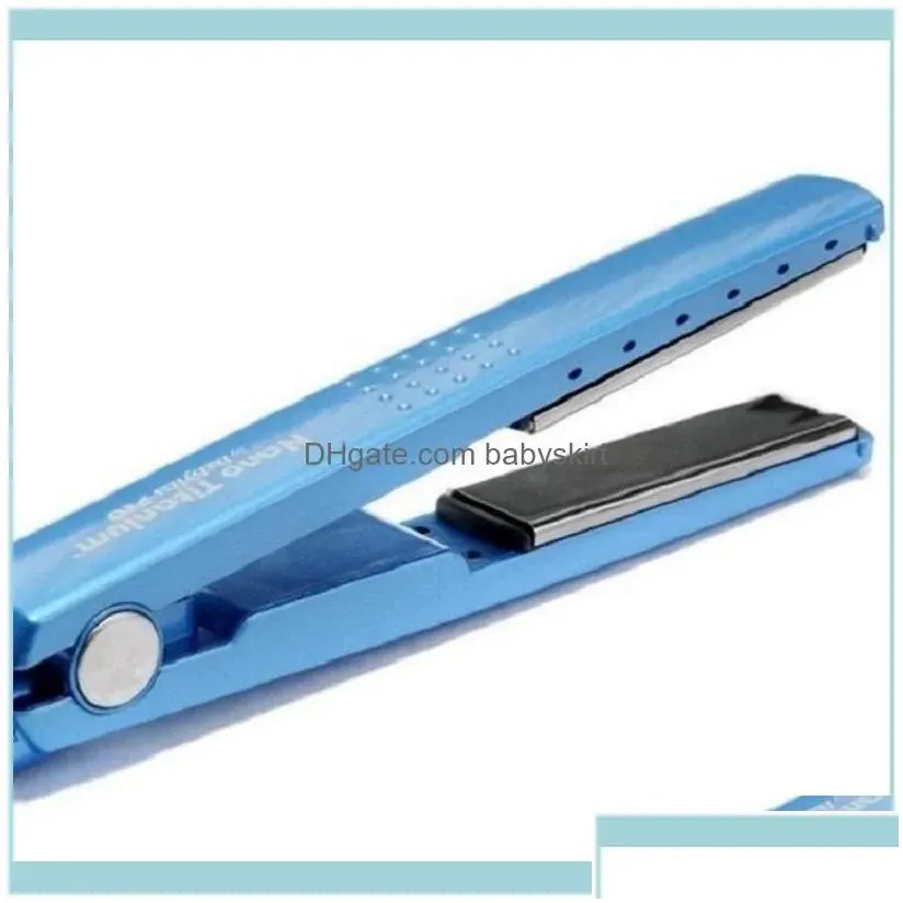 Hair Tools Straighteners Care Products Pro 450F 1 1/4 Plate Titanium Straightener Straightening Irons Flat Iron Curler Styling
